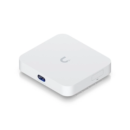Ubiquiti UniFi UCG-Fiber-EU Desktop 10G Cloud Gateway with integrated PoE switch, Includes full UniFi application suite for device management, 5 Gbps routing with IDS/IPS, 10G SFP+ and (1) 10 GbE RJ45 WAN port, 10G SFP+ LAN port