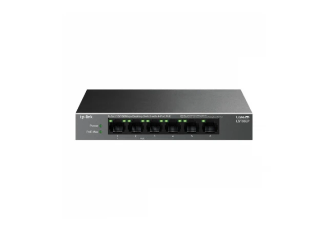 LAN Switch TP-LINK LS106LP 6port 10/100/1000Mbps/4-PoE metalno kućište