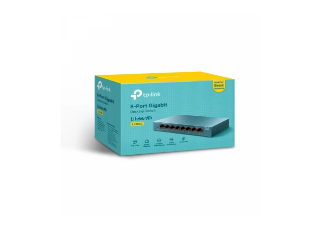 LAN Switch TP-LINK LS108G LiteWave 8port 10/100/1000Mbps