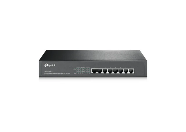 Switch TP-LINK TL-SG1008P Gigabit/8x RJ45/10/100/1000Mbps/4x PoE/Desktop metalno kuciste