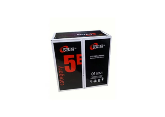 LAN UTP kabl OWIRE Cat5E Solid/CCA/0,5mm/Sivi/305m