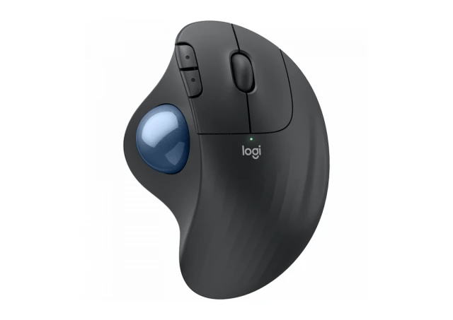 LOGITECH ERGO M575S Wireless Trackball  - GRAPHITE+BLUE BALL - BT - EMEA28-935