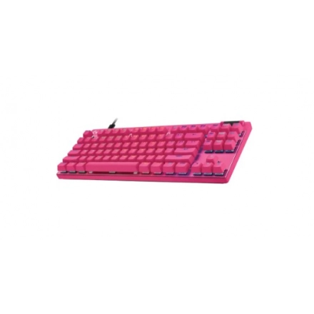 Logitech G PRO X TKL Rapid Gaming Keyboard, Pink, US