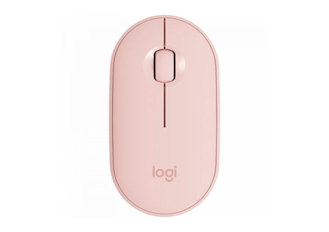 LOGITECH M350S Pebble 2 Bluetooth Mouse - TONAL ROSE - DONGLELESS