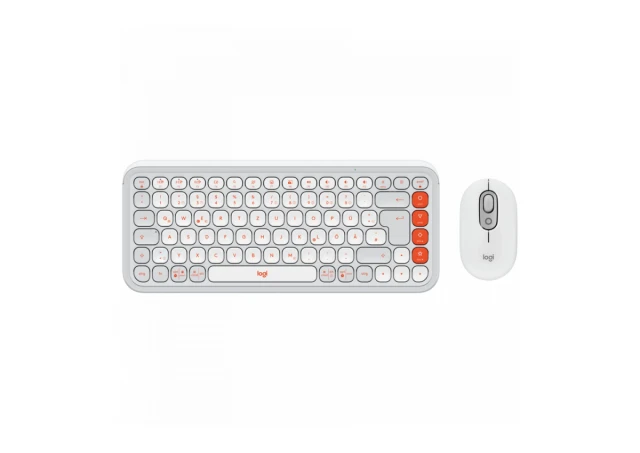 LOGITECH POP ICON COMBO - OFF WHITE - US INT'L - BT  - INTNL-973