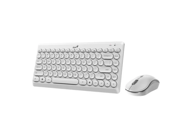 GENIUS LuxeMate Q8000 Wireless USB YU bela tastatura + miš 