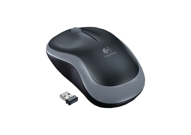 LOGITECH_ M185 Bežični sivi miš 