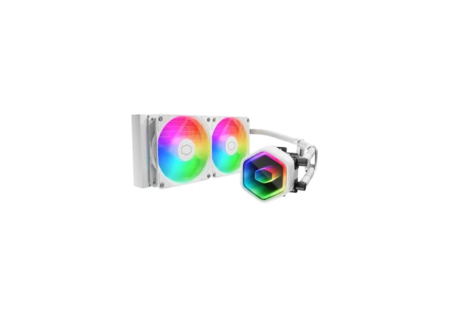 COOLER MASTER MasterLiquid 240 Core II ARGB vodeno hlađenje belo (MLW-D24M-A18PA-RW) 