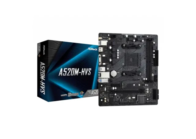 AS Rock Matična ploča ASRock A520M-HVS VGA/HDMI/M.2