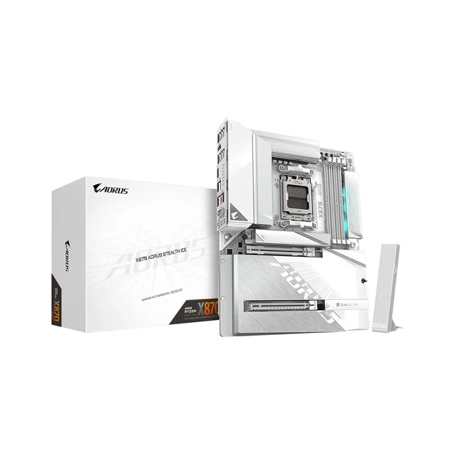 Matična ploča Gigabyte AM5 X870 Aorus Stealth Ice WIFI7