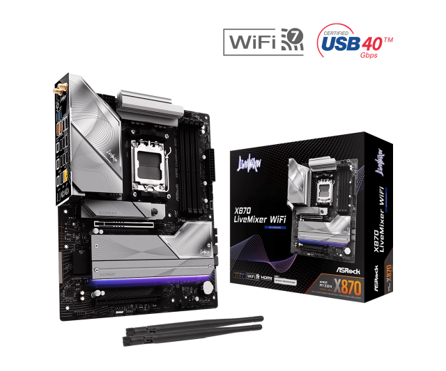 MB AM5 ASRock X870 LIVEMIXER WIFI