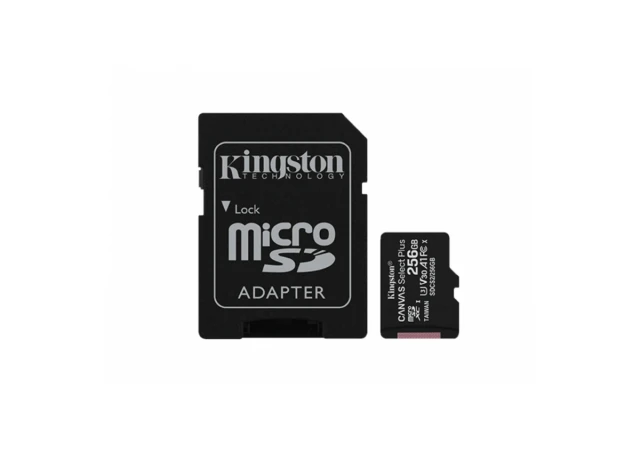 Memorije kartice KINGSTON SDCS2/256GB/microSDXC/256GB/Class10 U3/100MB/s-85MB/s+adapter