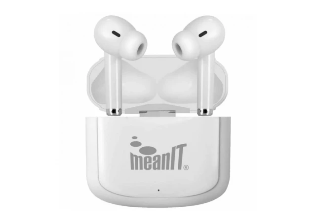 MeanIT Bežične stereo slušalice, Bluetooth v5.1, Bele - TWS B31
