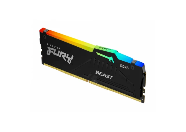 Memorija KINGSTON 32GB/DIMM/DDR5/5600MHz/CL40/FURY Beast RGB XMP
