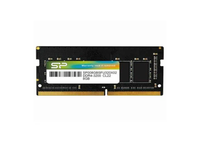 SILICON POWER Memorija SILICONPOWER SP008GBSFU320X02 8GB/SODIMM/DDR4/3200GHz/crna