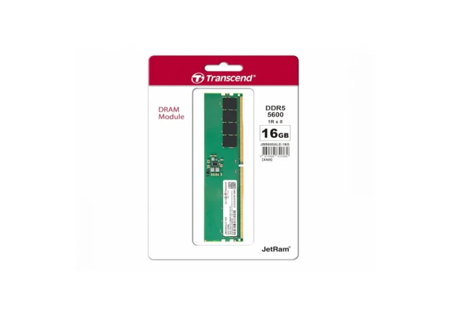 Memorija TRANSCEND 16GB/DIMM/DDR5/5600MHz/CL46/crna