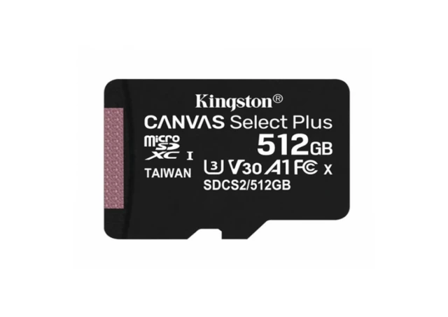 Memorije kartice KINGSTON SDCS2/512GB/microSD/512GB/100MB/s-85MB/s+adapter