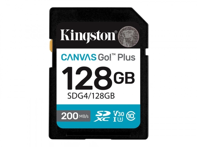 KINGSTON Memorije kartice SDG4/128GB/ 128GB SDXC Canvas Go Plus Gen4 200MB/s C10 UHS-I U3 V30