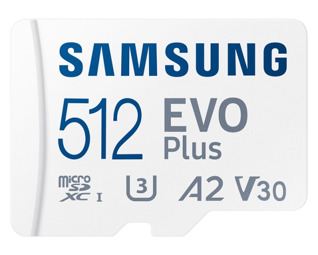SAMSUNG Memorijska kartica EVO PLUS MicroSD 512GB + Adapter MB-MC512SA
