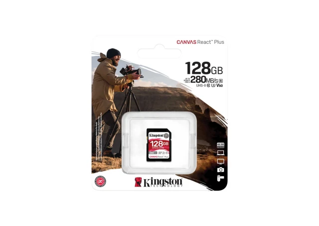 KINGSTON Memorijska kartica SDR2V6/128GB 128GB SDXC UHS-II 280R/150W U3 V60
