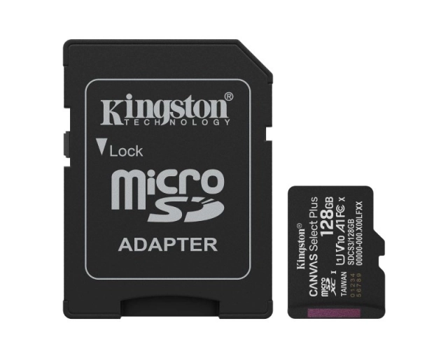 KINGSTON Memorijska kartica U1 V10 SDXC 128GB Canvas Select Plus G3 150R SDCS3/128GB + adapter 