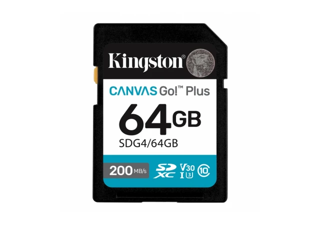 MEM SD 256GB Canvas Go! Plus Kingston SDG4/256GB