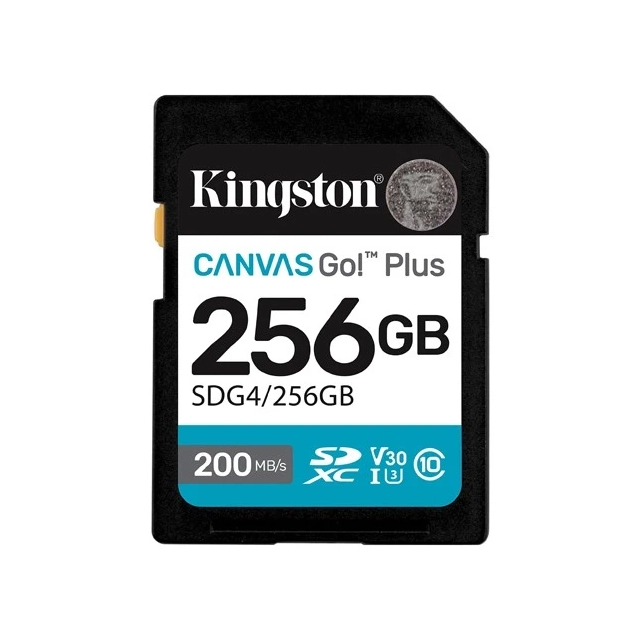 Micro SD Card 256GB Kingston SDG4/256GB class 10 200Mbs/160Mbs