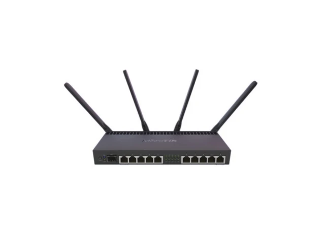 MikroTik RB4011iGS+5HacQ2HnD-IN, WiFi Router, Dual Band 1733Mb/s, 10x RJ45 1000Mb/s, 1x SFP+