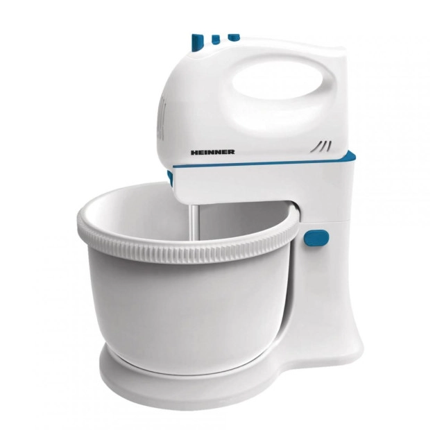 Mikser sa posudom HEINNER HMB-350BL 2,5l/300W/5 brzina/Beli
