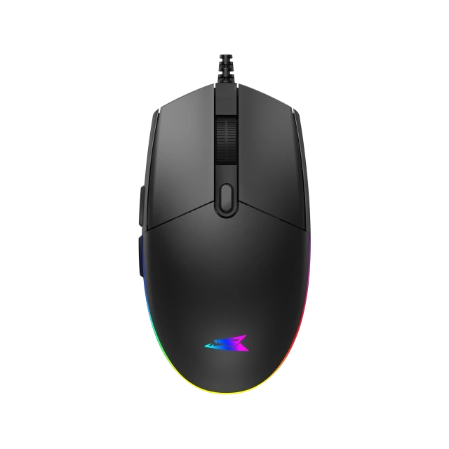 Miš Baracuda CRAB 3600DPI/6D/Optički/RGB/Crna