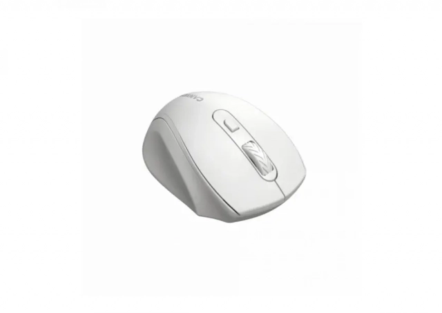 Canyon 6 buttons wireless 2.4Ghz mouse, MX8650A Sensor, DPI up to 1600,Injection case, 3 M life times left and right switches, 2xAAA battery, ABS material, Size: 105x71x40mm, Weight: 59g, white
