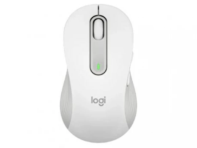 LOGITECH M650L Signature Bluetooth Mouse - OFF-WHITE - LEFT