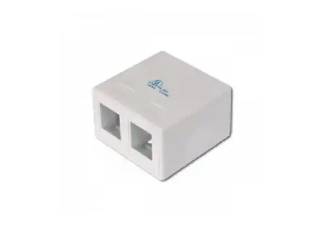 DIGITUS Modul nazidne utičnice prazne 2xRJ45 AT-AG-302A-WH