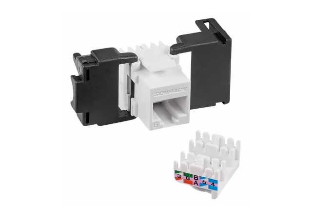 Modul RJ-45 kat. 6 UTP HSEMRJ6UWS Schrack