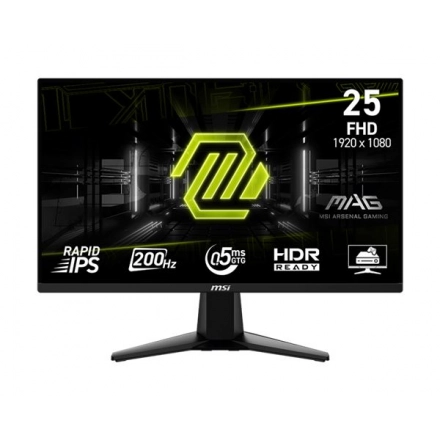 Monitor 25 MSI MAG 255F E20 IPS FHD 0,5m 200Hz 2xHDMI, DP