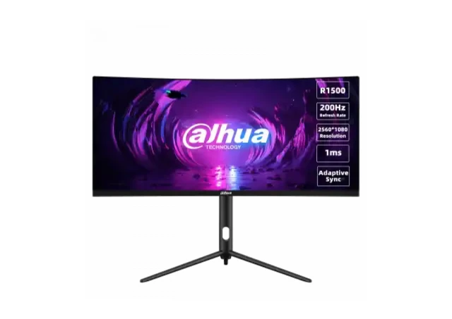 Monitor 30 Dahua LM30-E330CA 2560x1080/VA/21:9/200HZ/1ms/2xHDMI/DP/Curved