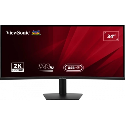 Monitor 34 Viewsonic VA3420C 3440x1440/UWQHD/IPS/21:9/1ms/120Hz/2xHDMI/DP/3xUSB/USB-C/zvučnic/curved
