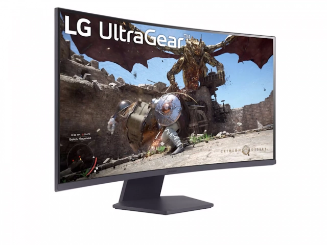 Monitor LG 32GS60QC-B 31.5"/VA,zakrivljen/2560x1440/180Hz/1ms GtG/HDMIx2,DP/freesync/VESA/crna