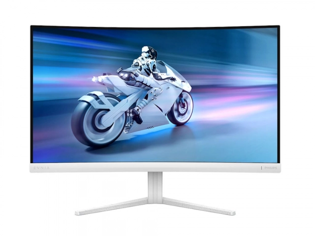 Monitor PHILIPS 27M2C5201L/00 27"/VA,zakrivljen/1920X1080/180Hz/1ms GtG/HDMIx2,DP/VESA/bela