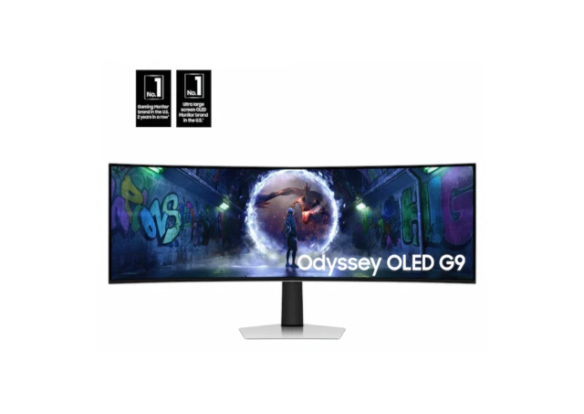 Monitor SAMSUNG LS49DG934SUXEN 49"/OLED,zakrivljen,32:9/5120x1440/240Hz/0.03ms GtG/HDMIx2,DP