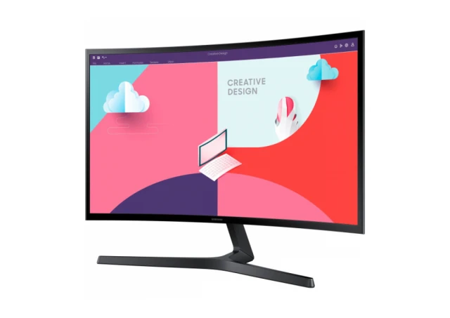 Monitor Samsung S24C366EAU 61cm/24inca (1920x1080) Curved 16:9 4ms 75Hz HDMI VGA VESA Full HD Black