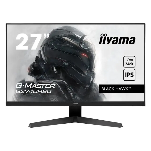 27" IPS Gaming, G-Master Black Hawk, G-SYNC Compatible, 2560x1440 144Hz, 300cd/m2, HDMI, DisplayPort, 1ms MPRT, Adaptive Sync, Speakers, USB 2x2.0, Black Tuner, 15cm Height Adjust Stand