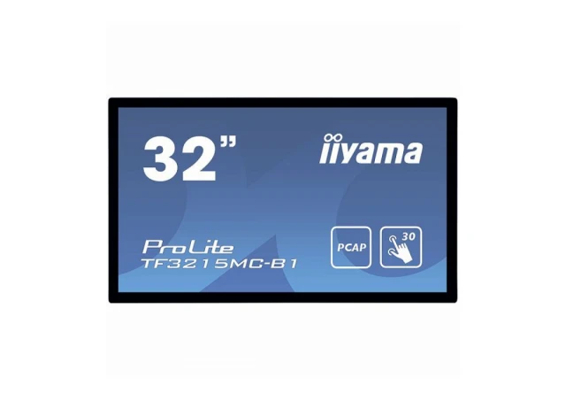 IIYAMA Monitor 32" PCAP Bezel Free 30-Points Touch Screen, 1920x1080, AMVA3 panel, VGA, HDMI, 460cd/m², 3000:1, 8ms, Landscape or Portrait mount, USB Touch Interface, VESA 200x200mm, MultiTouch with supported OS, Open frame model with rubber seal