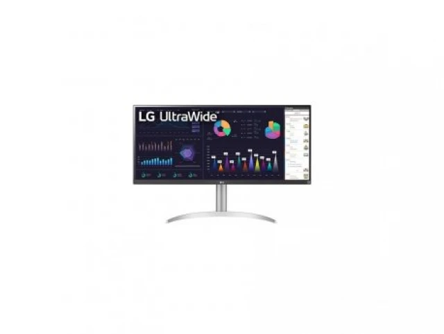 Monitor LG 34WQ650-W 34"/IPS,21:9/2560x1080/100Hz/5ms GtG/HDMI,DP,USB C/freesync/VESA/visina/srebrna