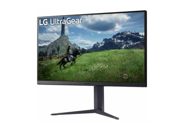 Monitor LG 32GS85Q-B 31.5"/IPS/2560x1440/180Hz/1ms GtG/HDMIx2,DP,USB/Gsync,freesync/pivot,visina