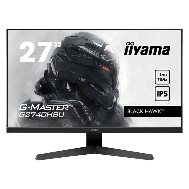 27 inch IPS Gaming G-Master Black Hawk FreeSync 1920x1080 144Hz 300cd/m2 HDMI DisplayPort 1ms MPRT Adaptive Sync Speakers USB 2x 2.0 Black Tuner 15cm Height Adj Stand