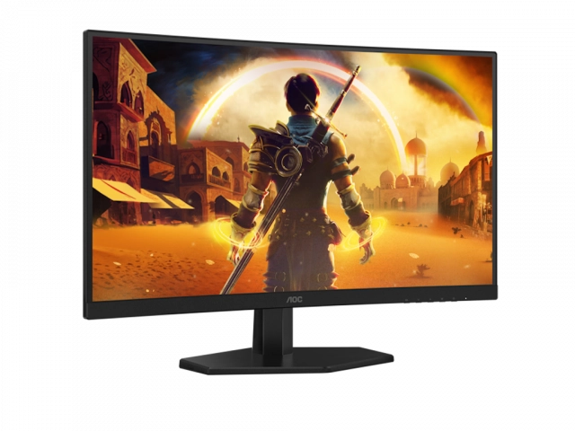 Monitor AOC C27G42E 27"/VA,zakrivljen/1920X1080/180Hz/1 ms GtG/HDMIx2,DP/Sync/VESA/zvucnici/crna