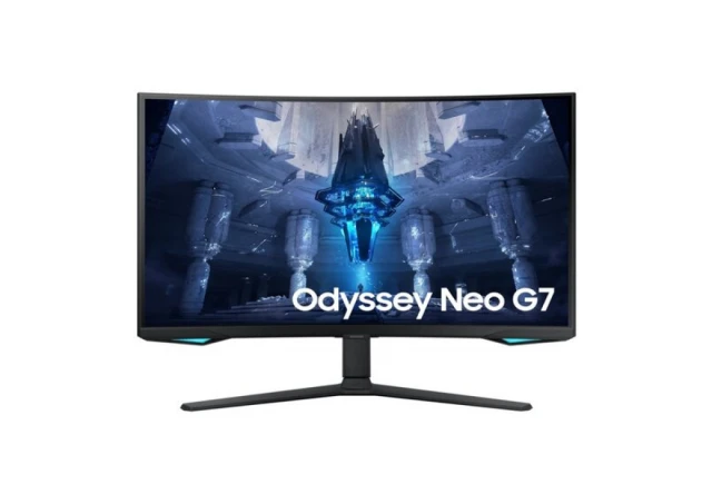 Monitor SAMSUNG LS32BG750NPXEN 32"/VA,zakrivljen/3840x2160/165Hz/1ms GtG/HDMIx2,DP,USB/freesync/crna