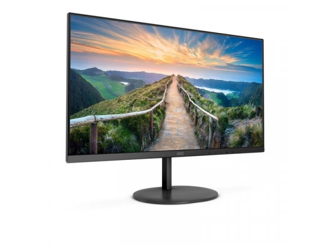 Monitor AOC Q24V4EA 23.8"/IPS/2560X1440/75Hz/4 ms GtG/HDMI,DP/Adaptive Sync/VESA/zvucnici/crna