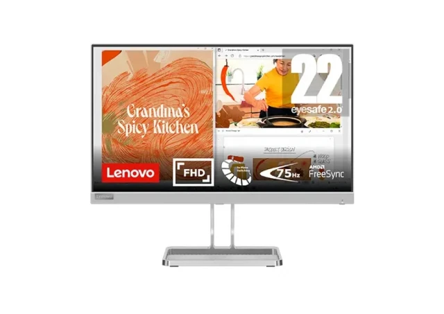Monitor Lenovo L22i-40 21.5"/IPS/1920x1080/75Hz/4ms/VGA,HDMI/FreeSync/siva